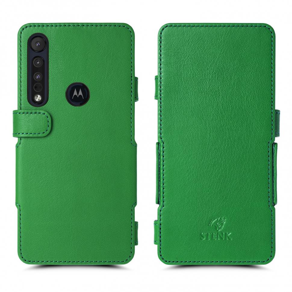 Чехол книжка Stenk Prime для Motorola One Macro Зеленый (65482)