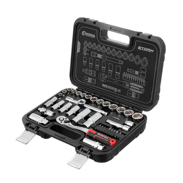 Набор инструментов Intertool Storm 3/8" 39 шт. (ET-8039)