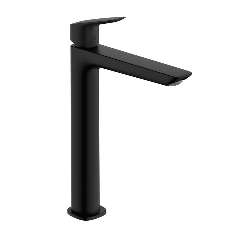 Смеситель Hansgrohe Logis Fine 240 для умывальника без донного клапана Matt Black (LM-71258670)