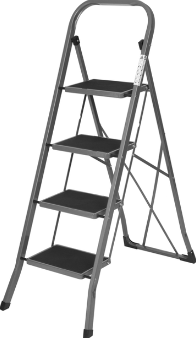 Лестница Aloft металлическая 4 широкие ступени Серый (SLS-04-GR) - фото 2 Лестница Aloft металлическая 4 широкие ступени Серый (SLS-04-GR) - фото 2