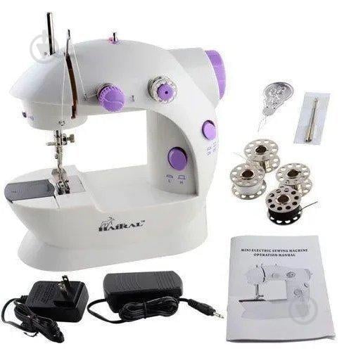 Машинка швейная MINI SEWING MACHINE SM-202A Белая - фото 2