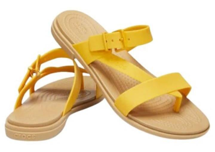 Сандалії жіночі Crocs Tulum Toe Post Sandal Yellow р. 37-38 Жовтий (26940)