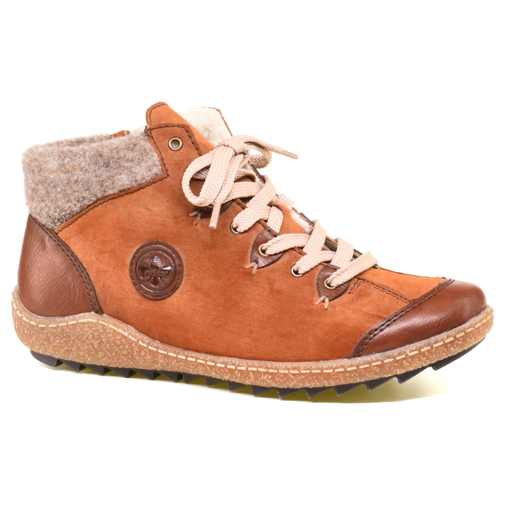 Ботинки зимние женские Rieker р. 36 Коричневый (013388-36)