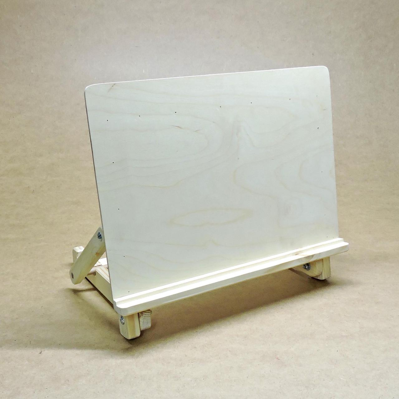 Мольберт из дерева Моне А3 настольный раскладной (МЛБ-000103) - фото 2 Мольберт из дерева Моне А3 настольный раскладной (МЛБ-000103) - фото 2