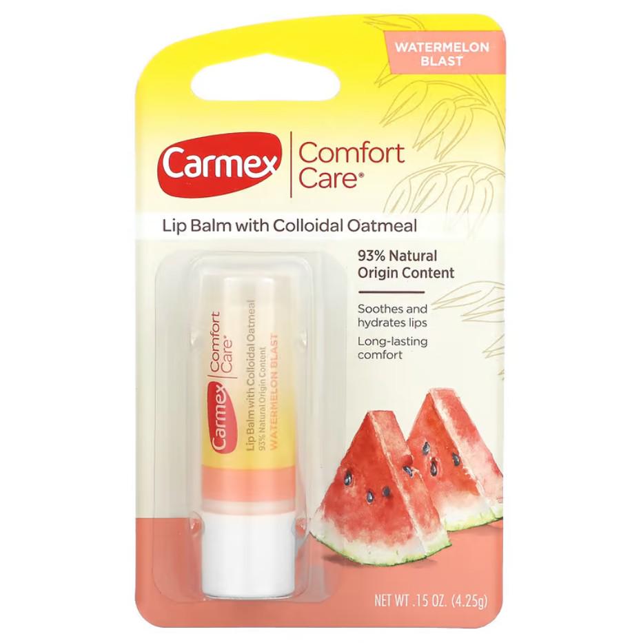 Бальзам для губ Carmex Comfort Care Colloidal Oatmeal Lip Balm Watermelon Blast 4,25 г
