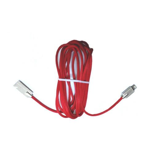 Кабель в оплетке USB to Lightning 3м Red (510653)
