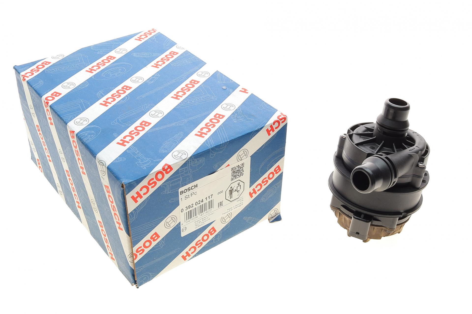 Насос системы охлаждения дополнительный BOSCH BMW 3 F30/F31/4 F36/F83 2.0i 15- B46/B48 12V (0 392 024 117)