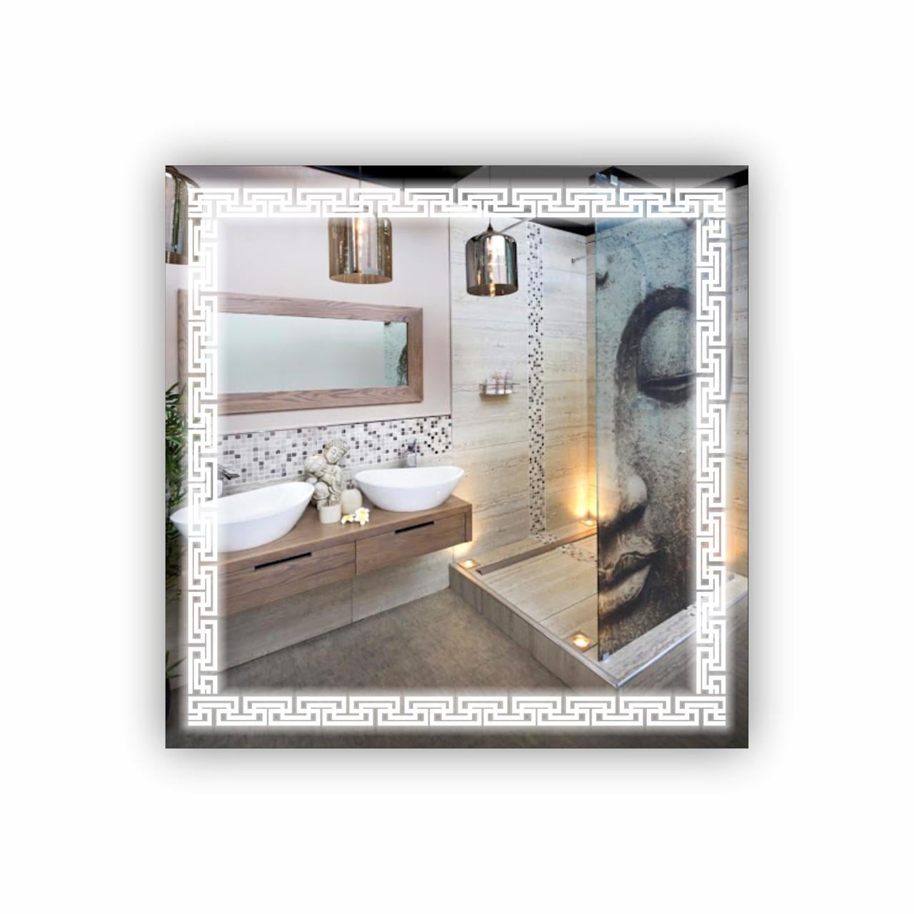 Зеркало для ванной комнаты с LED подсветкой SR-069 800х800 мм