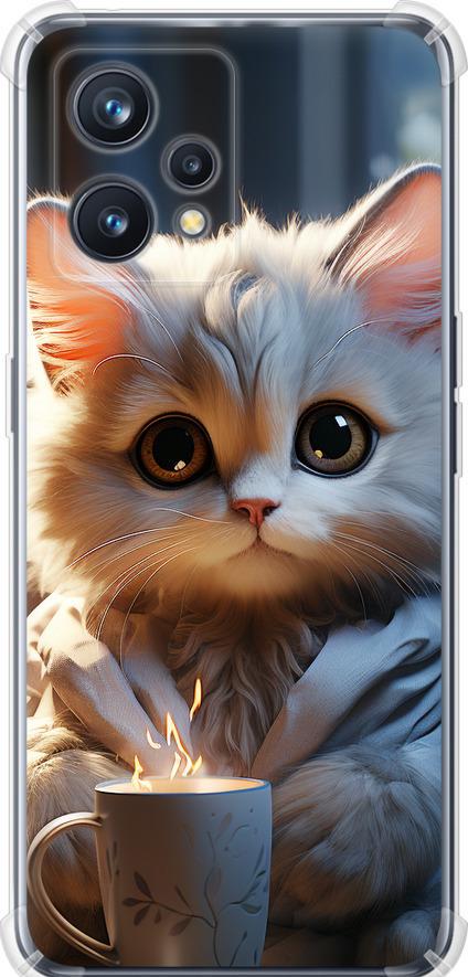 Чехол на Realme 9 Pro Plus White cat (5646sp-2596-42517)
