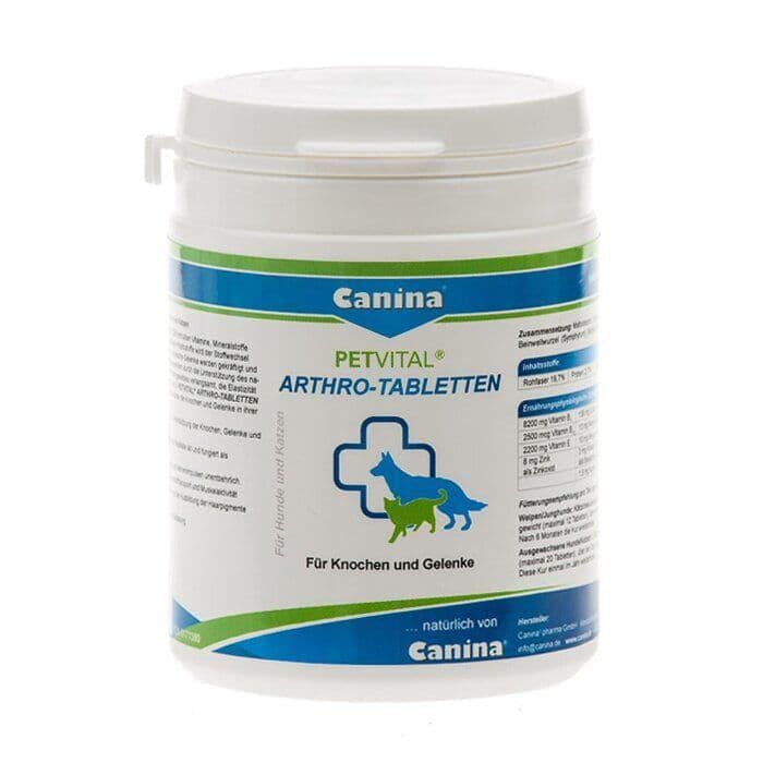 Хондропротектор для котів та собак Canina Petvital Arthro-tabletten 180 таб. (26258)