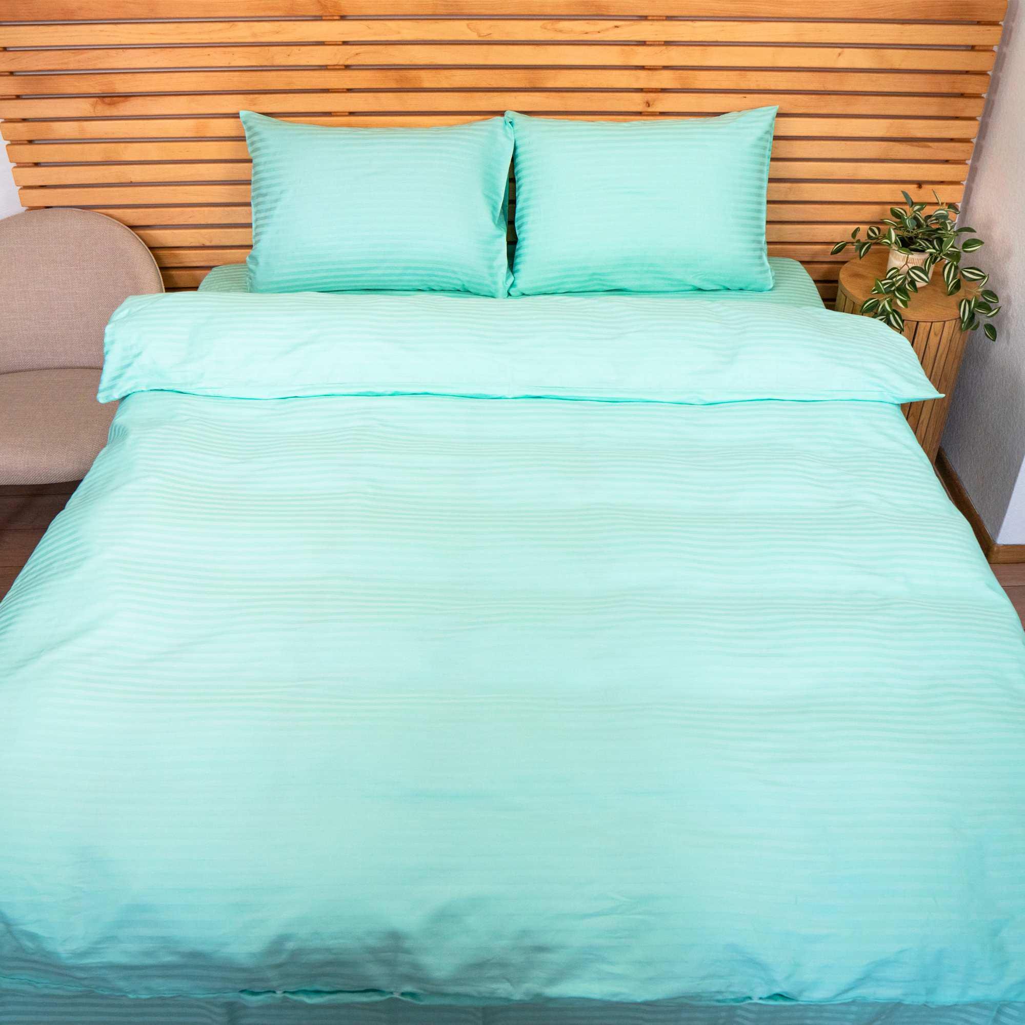 Наволочка YouStar 125 г/м2 страйп сатин 70х70 см 1 шт. Мятный (nav-sst-70x70-mint) - фото 2 Наволочка YouStar 125 г/м2 страйп сатин 70х70 см 1 шт. Мятный (nav-sst-70x70-mint) - фото 2