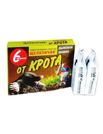 Дымовая шашка серная Щелкунчик от кротов/мышей и грызунов 6 шт. - фото 2