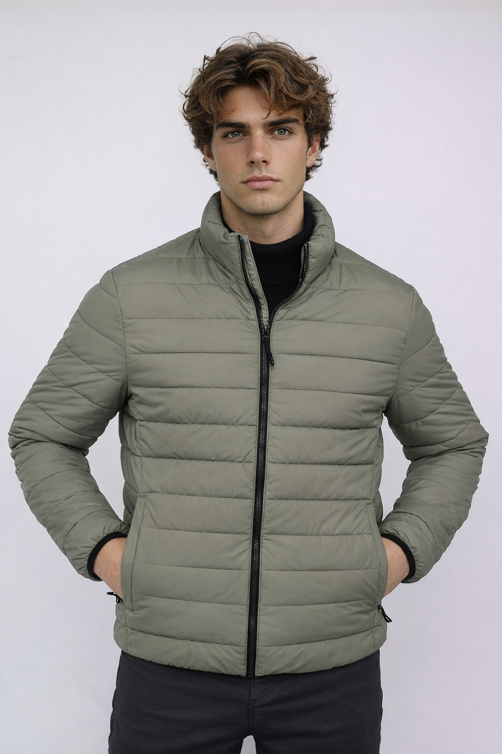 Куртка мужская ЦБ-00291302 р. 44 Оливковый