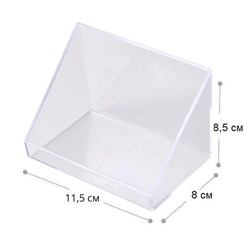 Настінні полиці самоклейні M00546-2 із пластику 5 шт. Прозорий - фото 6 Настінні полиці самоклейні M00546-2 із пластику 5 шт. Прозорий - фото 6