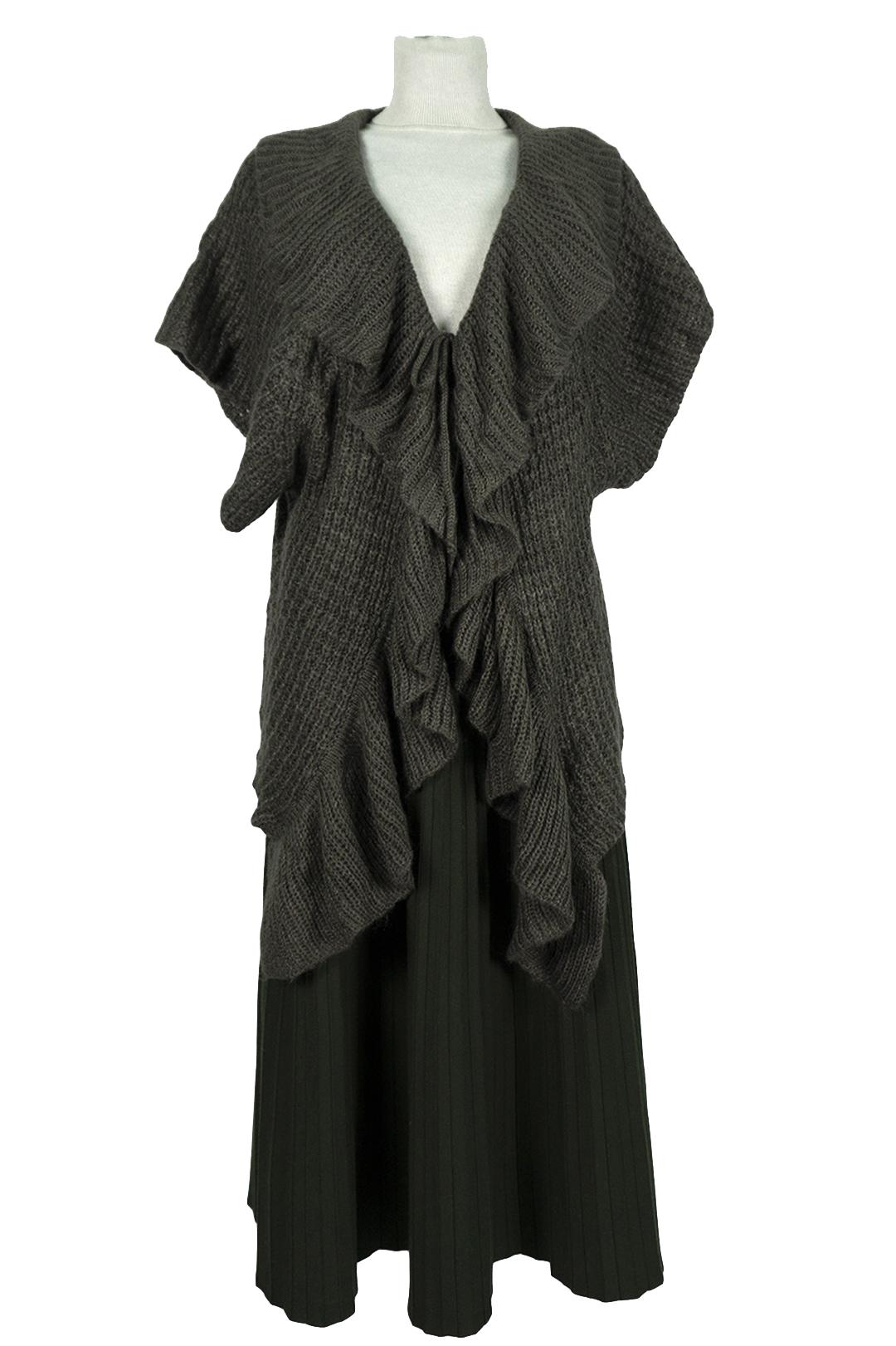 Кардиган жіночий демісезонний Forza Viva SW-2801GRIGIO р. 44 Сірий (SW-2801GRIGIO-44) - фото 4 Кардиган жіночий демісезонний Forza Viva SW-2801GRIGIO р. 44 Сірий (SW-2801GRIGIO-44) - фото 4