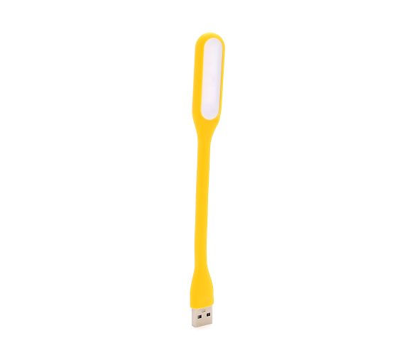 Гибкий LED USB-фонарик Voltronic для ноутбука Yellow (YT6881)