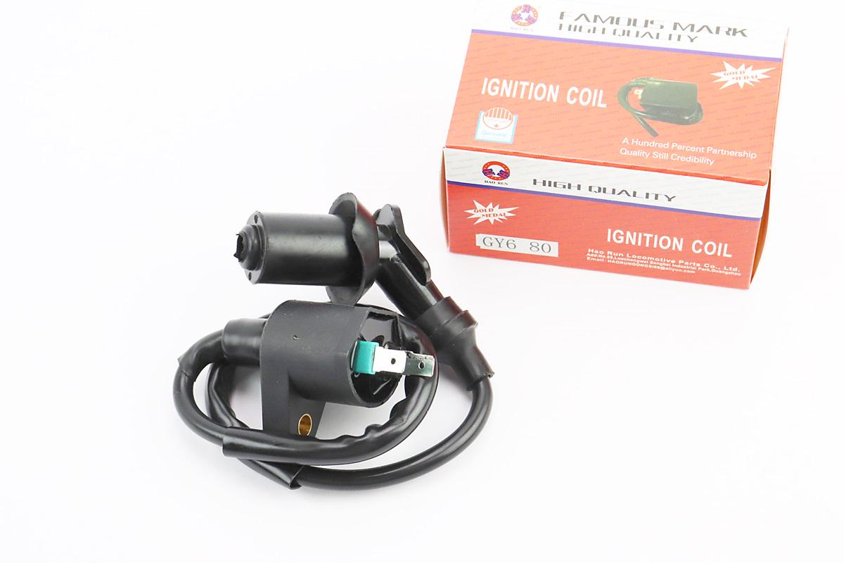 Катушка зажигания GY6-80 со свечой (23728079)