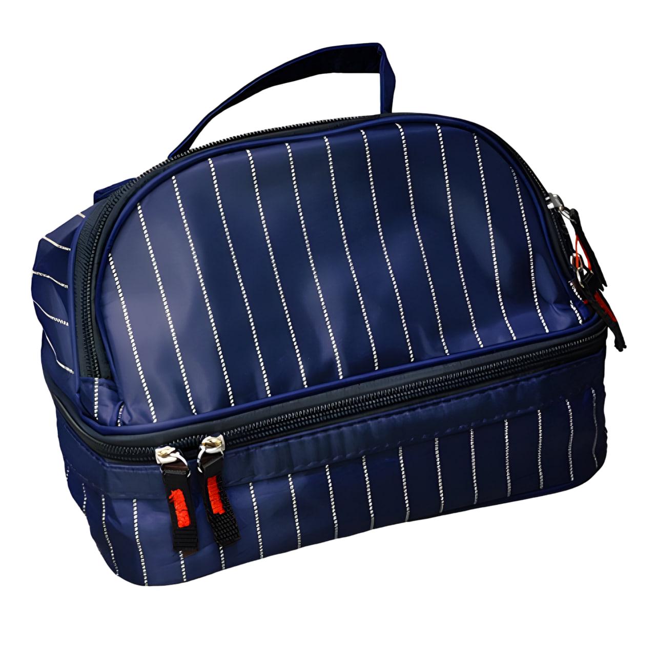 Косметичка-несесер мужская 24х22х13 см Синий (23-116)