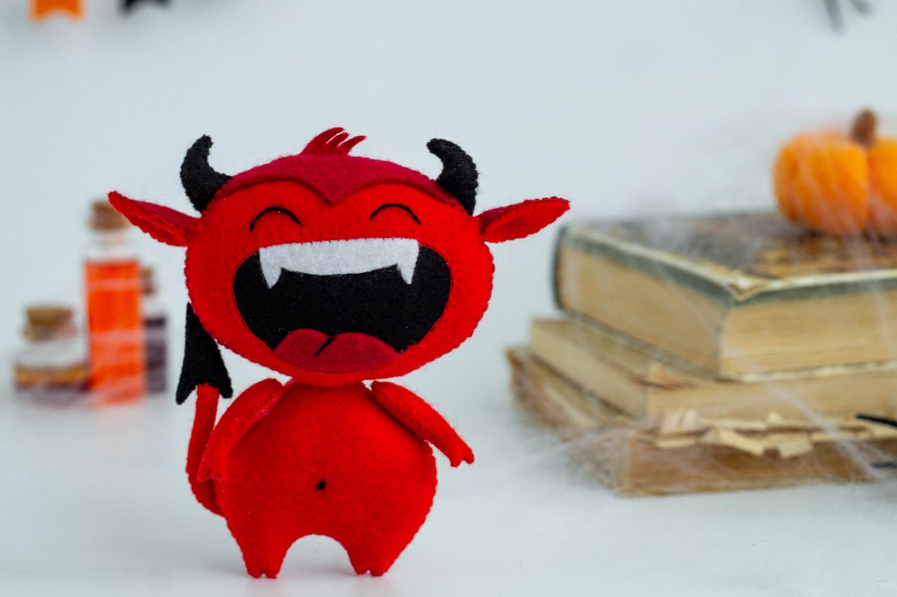 Игрушка Монстрик Дьяволенка 12 см (29528463) - фото 4