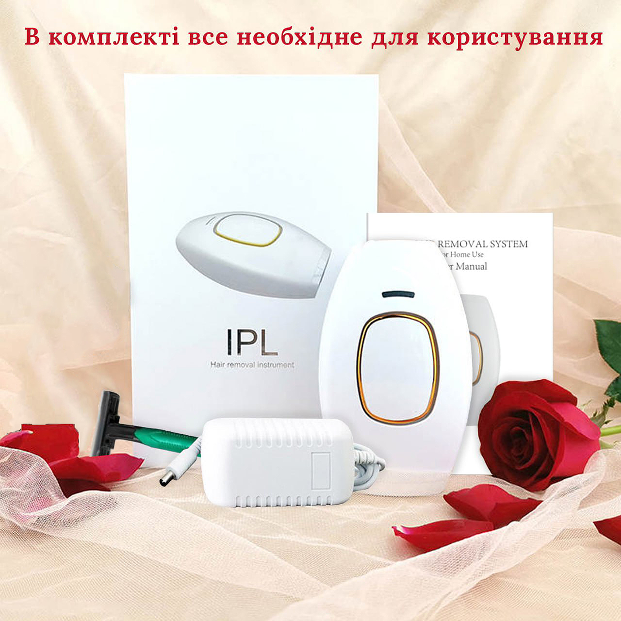 Фотоэпилятор Intense Pulse Light IPL109 White (MZ-IPL109Wh) - фото 9