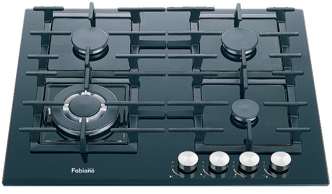 Газовая панель Fabiano FHG 14-44 VGH-T glass Black