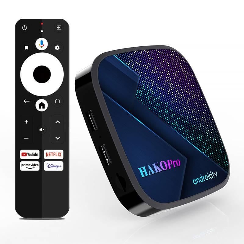 Смарт-приставка H96 Hako Pro NETFLIX 4/64 Гб Android TV 11 (542-N)