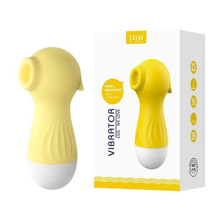 Вибратор клиторальный вакуумный Wo sex Lilo USB Лимонный (Т0000743-2)