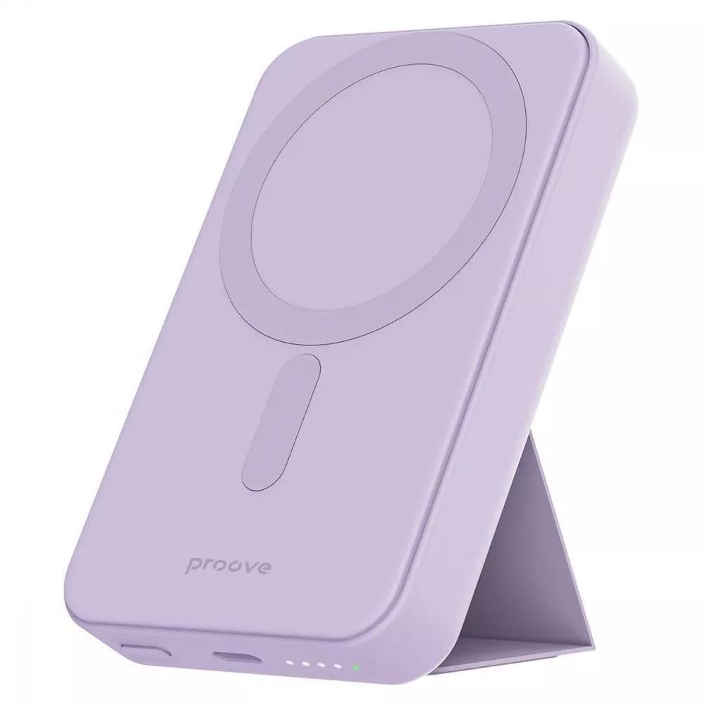 Повербанк Proove Hyperion с беспроводной зарядкой 2в1 10000 mAh 20W Purple (000369)
