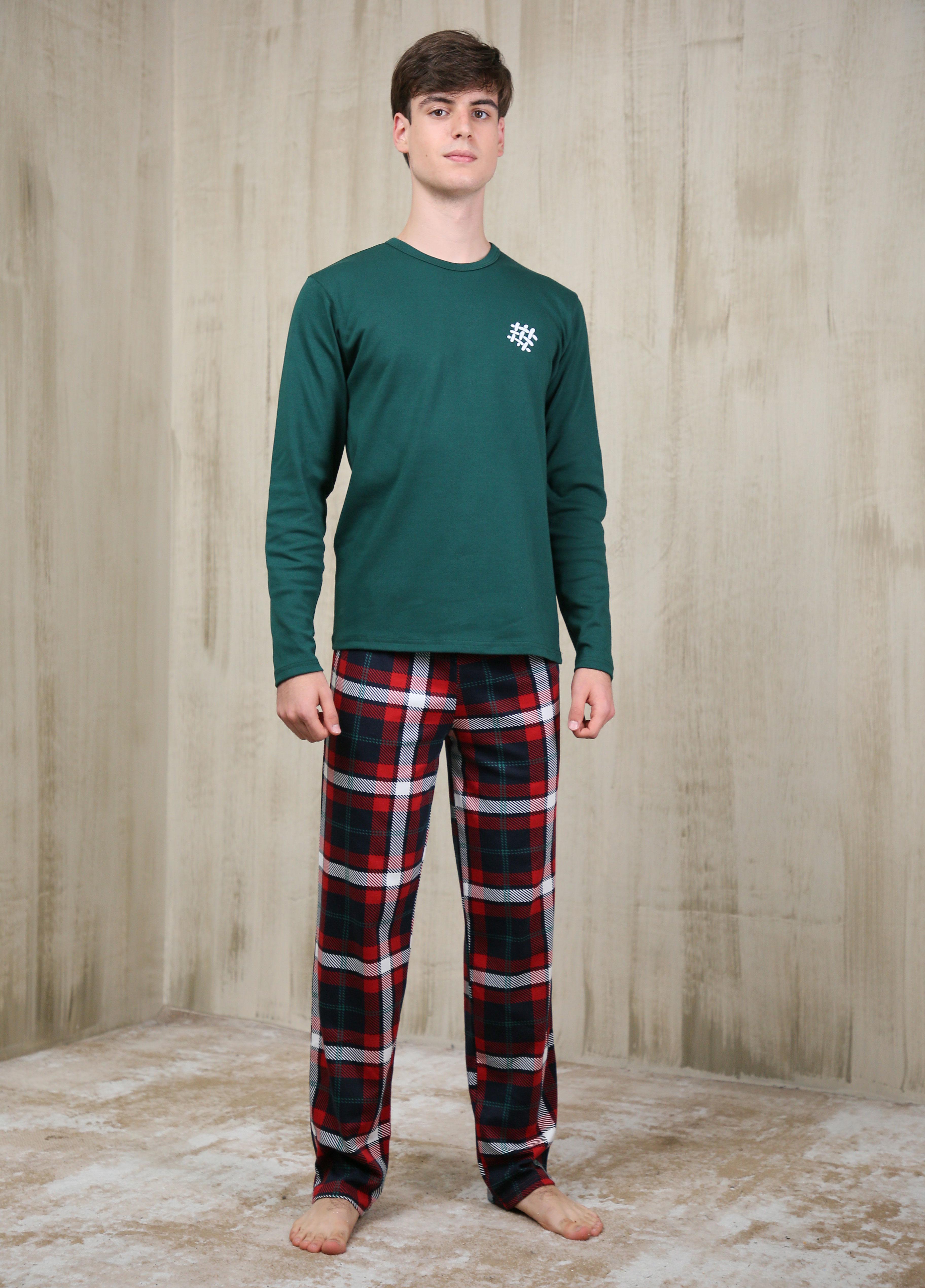 Піжама чоловіча Наталюкс L Зелений (9416104130531)