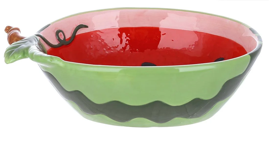 Салатник керамический Watermelon 21,5x15,5x6,3 см 750 мл (304-009)