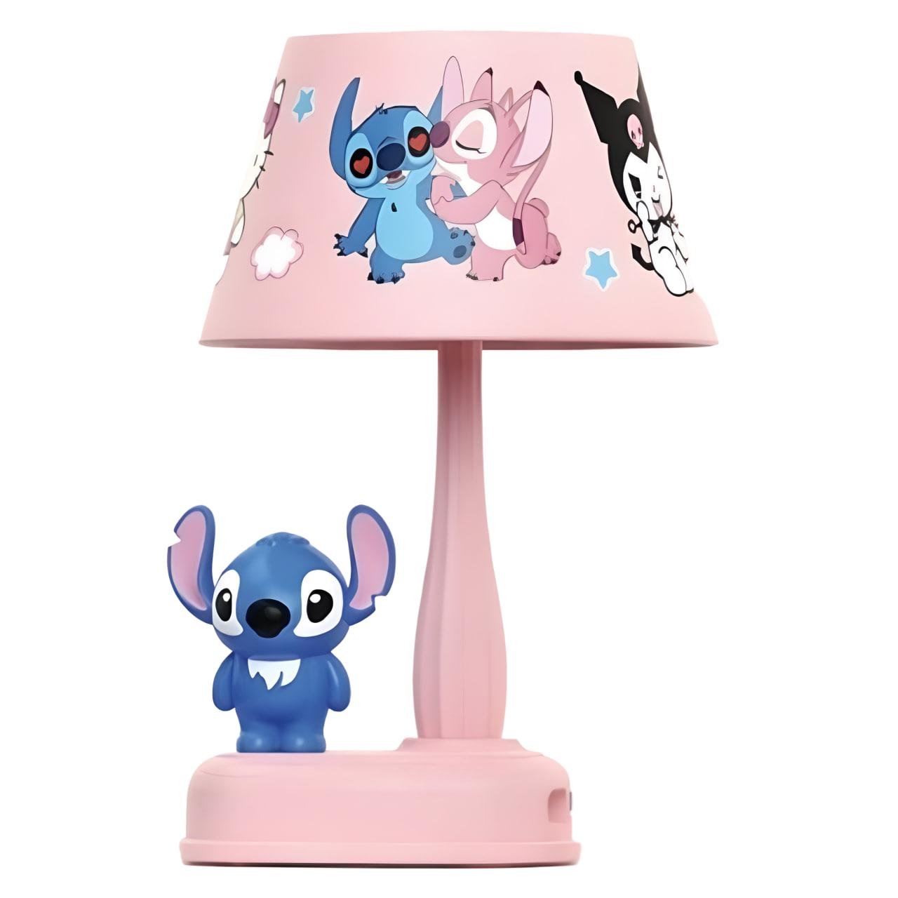 Настольная лампа Стич Розовый (343B)