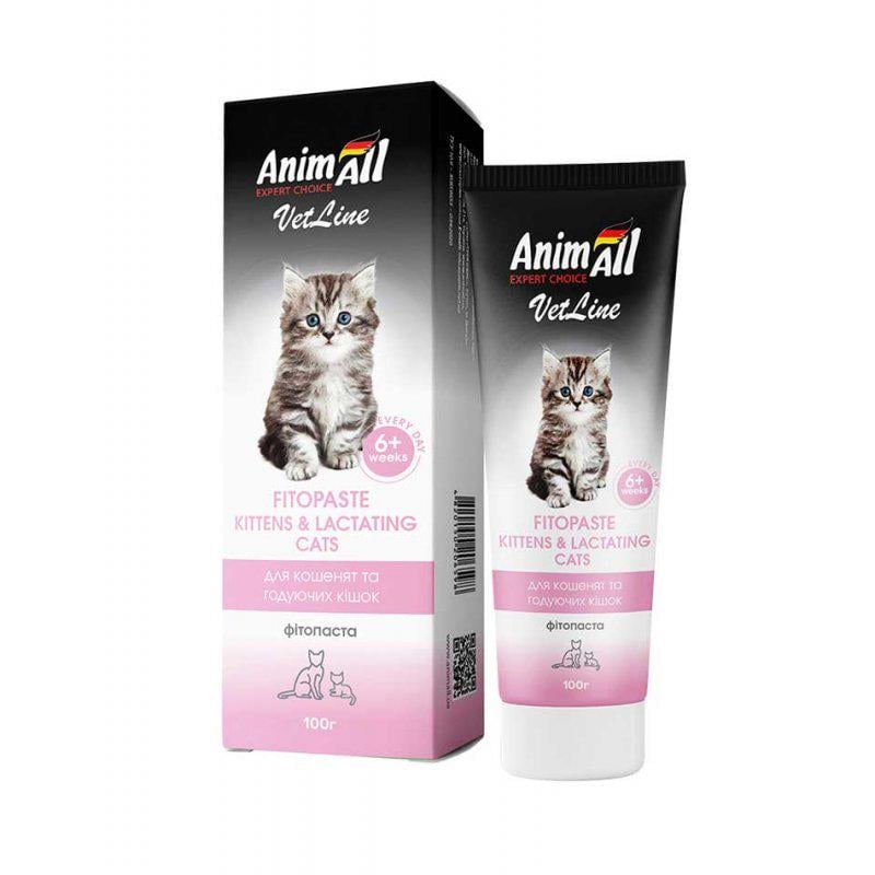 Фитопаста AnimAll VetLine для котят и кормящих кошек 100 г (06598)