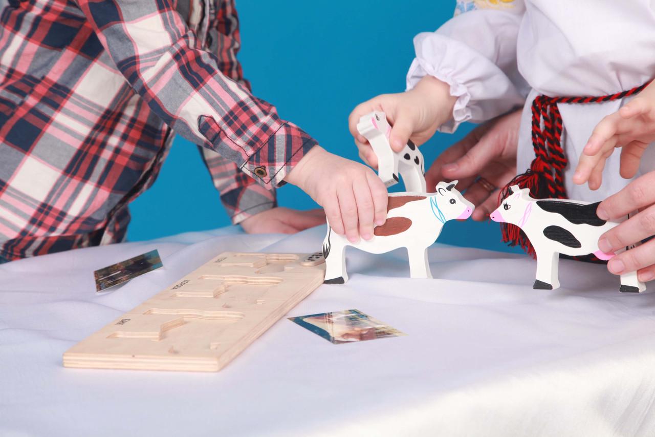 Набор рамка-вкладыш HEGA Коровы с объёмными фигурками и карточками(123) - фото 9 Набор рамка-вкладыш HEGA Коровы с объёмными фигурками и карточками(123) - фото 9