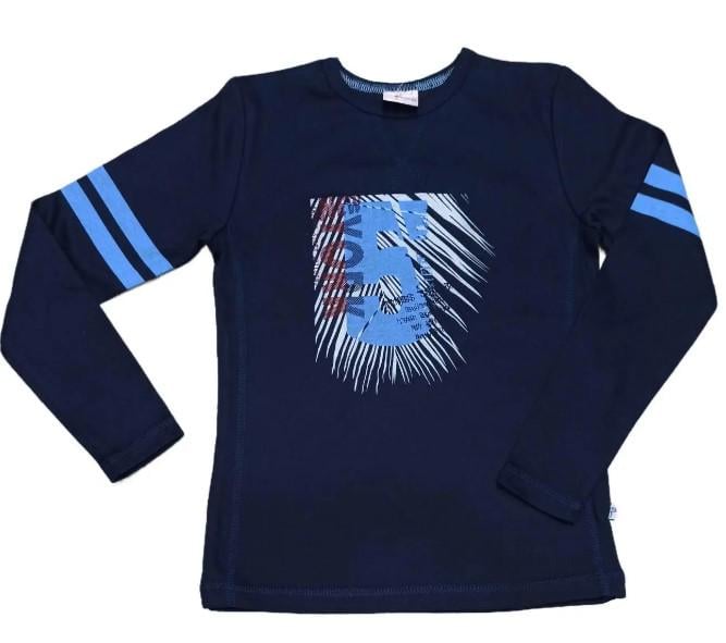 Лонгслив на мальчика Flamingo 912-1010 116 см Темно-синий Лонгслив на мальчика Flamingo 912-1010 116 см Темно-синий
