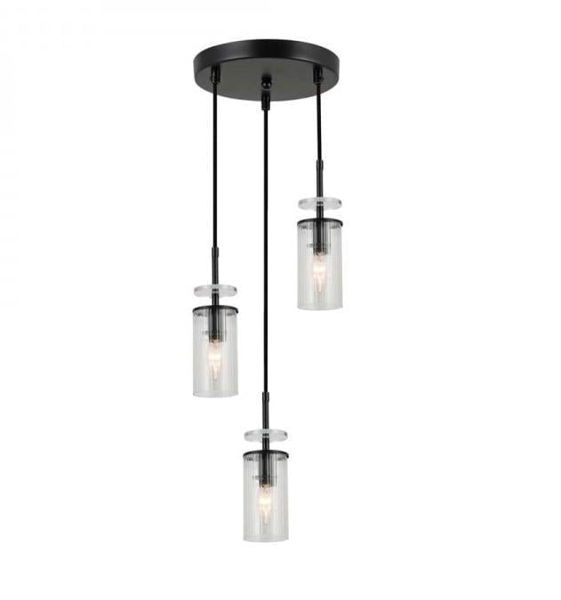 Підвісний світильник ARDERO BL1733-1 CHICAGO під лампу Чорний (27552059) - фото 2 Підвісний світильник ARDERO BL1733-1 CHICAGO під лампу Чорний (27552059) - фото 2