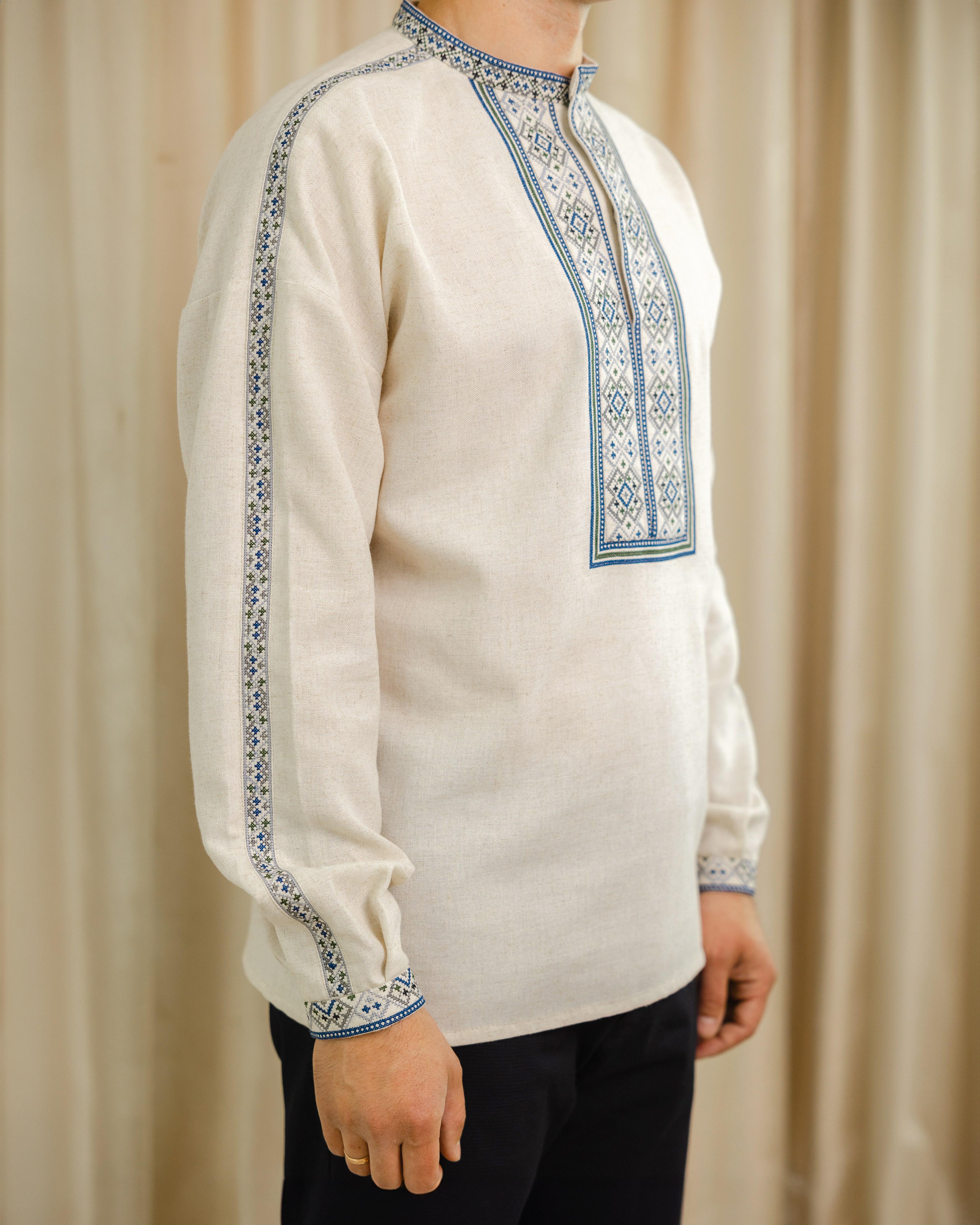 Рубашка-вышиванка мужская XRmaster Сокол 3XL (0002201-XXXL) - фото 6