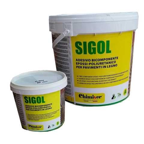 Клей двухкомпонентный Sigol R.E. эпоксидно-полиуретановый не содержащий воды 12,5 кг (11384844)