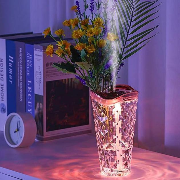 Ваза с увлажнителем с LED-подсветкой (BLK-000) - фото 2