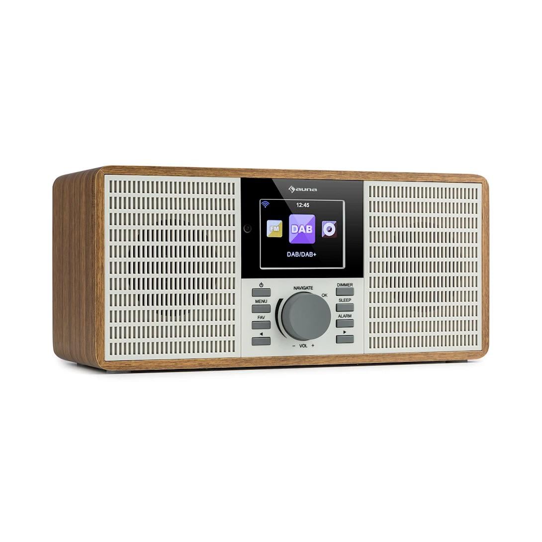 Радіо інтернет Auna R-260 WLAN USB AUX UPnP HCC з пультом дистанційного керування d 2,8" (10034908)