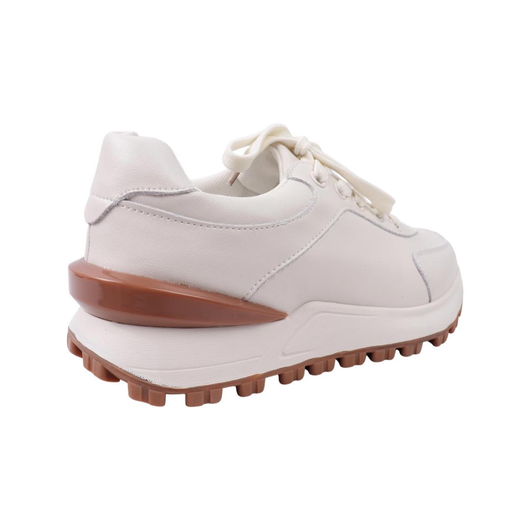 Кросівки жіночі Farinni зі шкіри р. 37 Молочний (191-21DK) - фото 4 Кросівки жіночі Farinni зі шкіри р. 37 Молочний (191-21DK) - фото 4