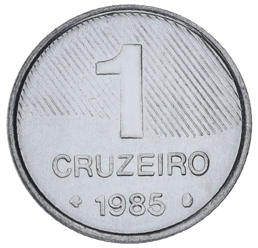 Коллекционная монета Бразилия 1 крузейро 1985 года UNC (М17217)