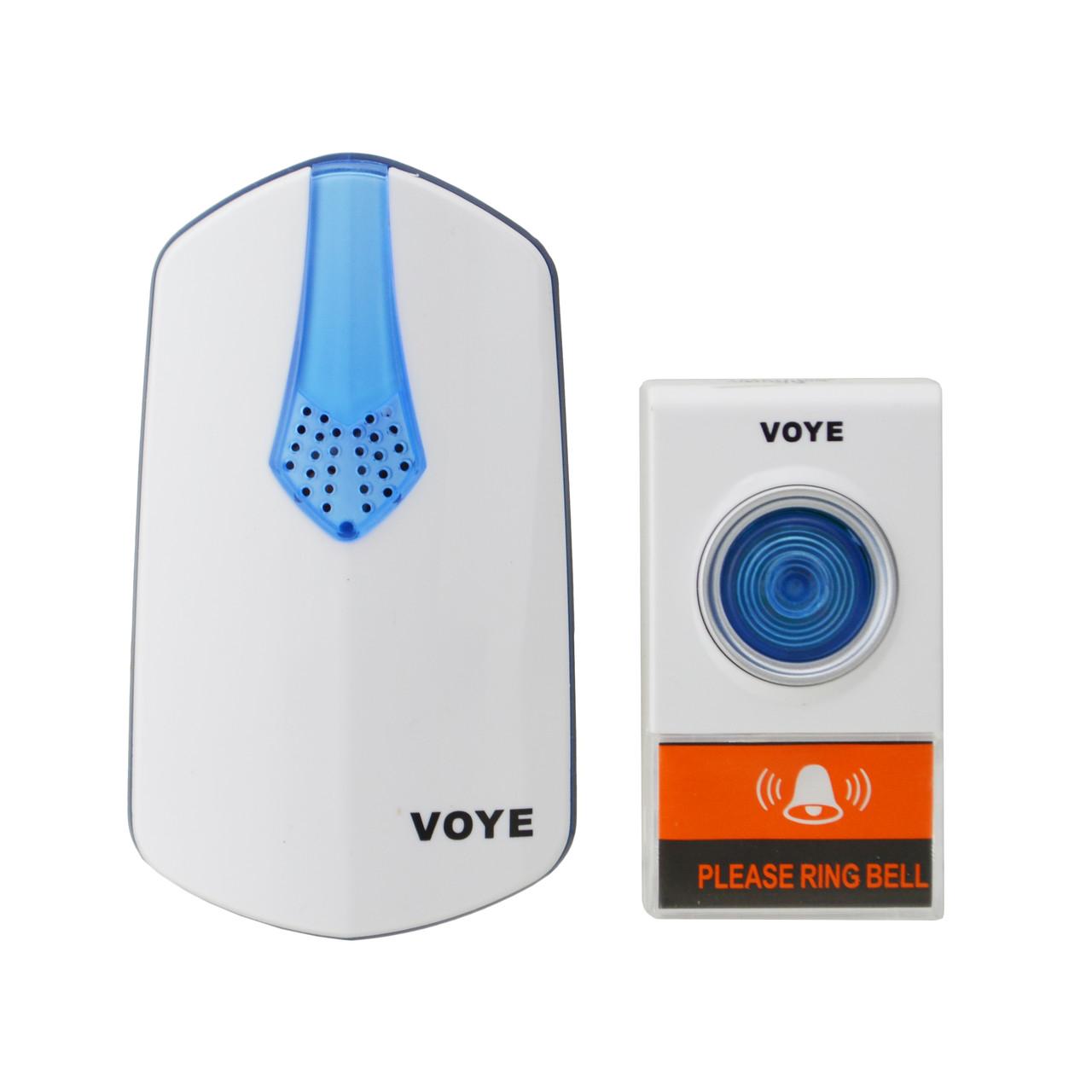 Дверной звонок беспроводной Voye V026A от сети 220V White (3_04376)