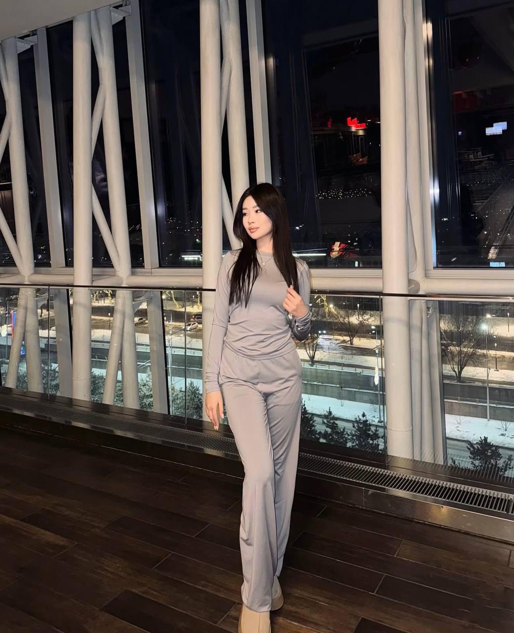 Костюм замшевый р. 44-46 Мокко (Мод 1114.5)