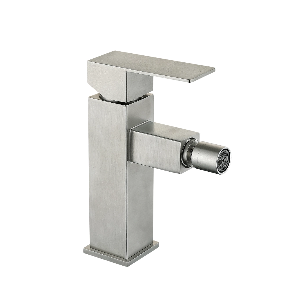 Смеситель для биде Lidz Kubis 001AF Nickel