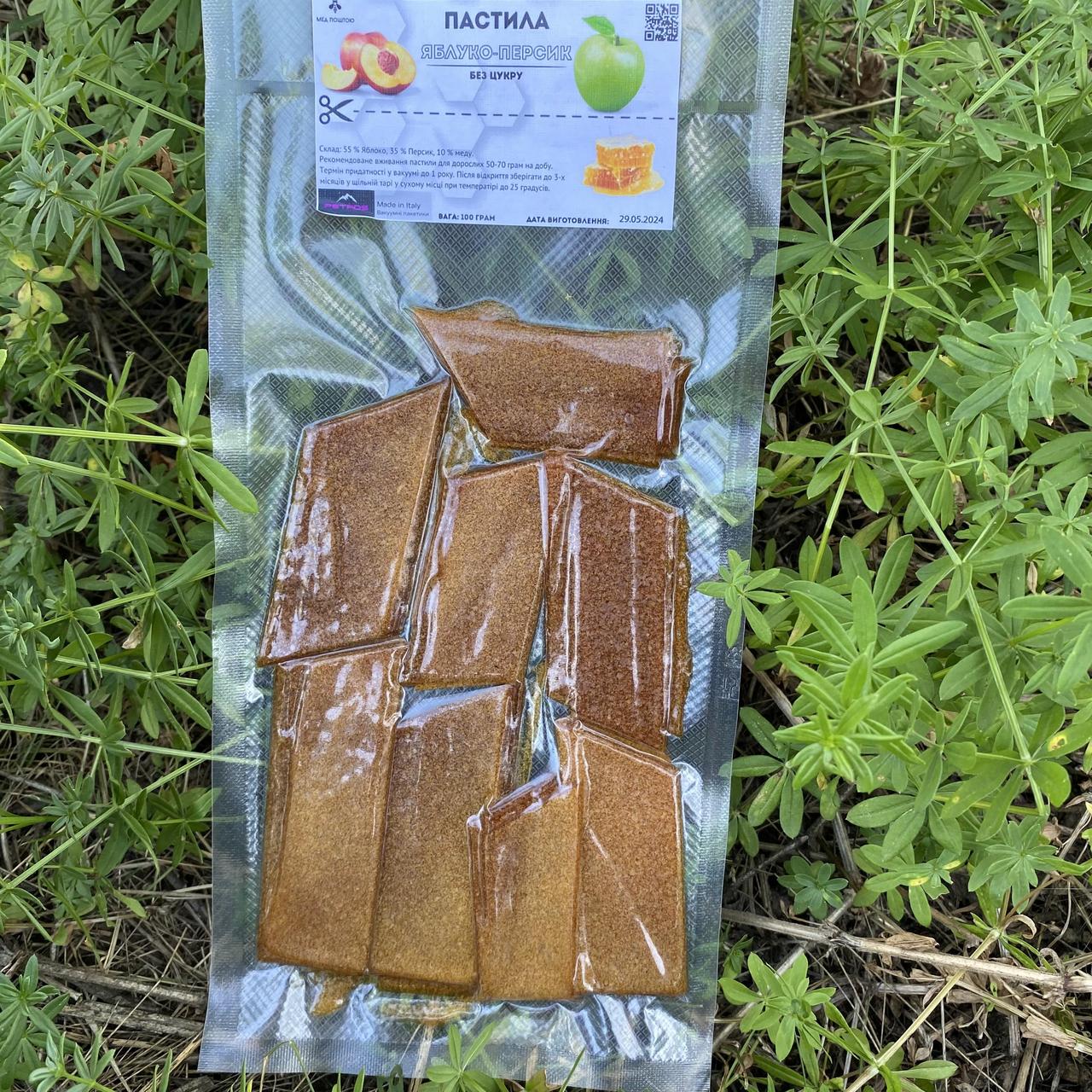 Пастила Яблуко-Персик без цукру 100 г (2004694296) - фото 2 Пастила Яблуко-Персик без цукру 100 г (2004694296) - фото 2