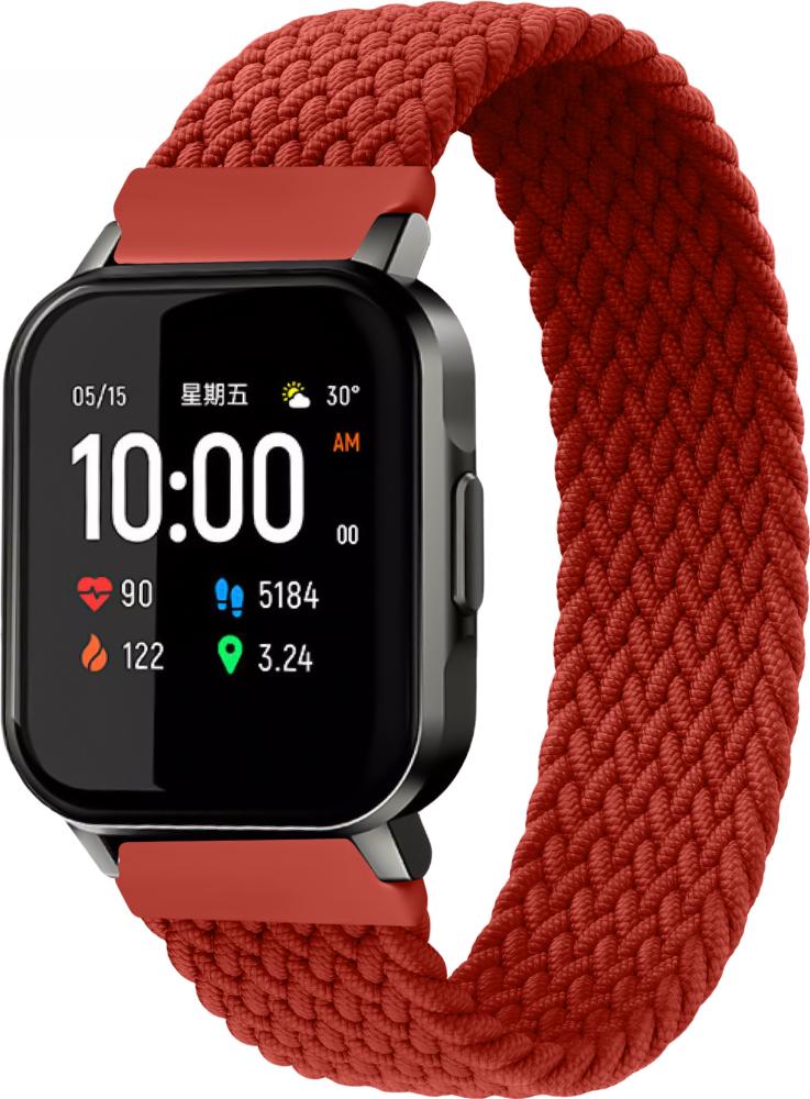 Ремешок Solo Loop для Haylou Smart Watch 2 (LS02) 135 мм Red (20971)