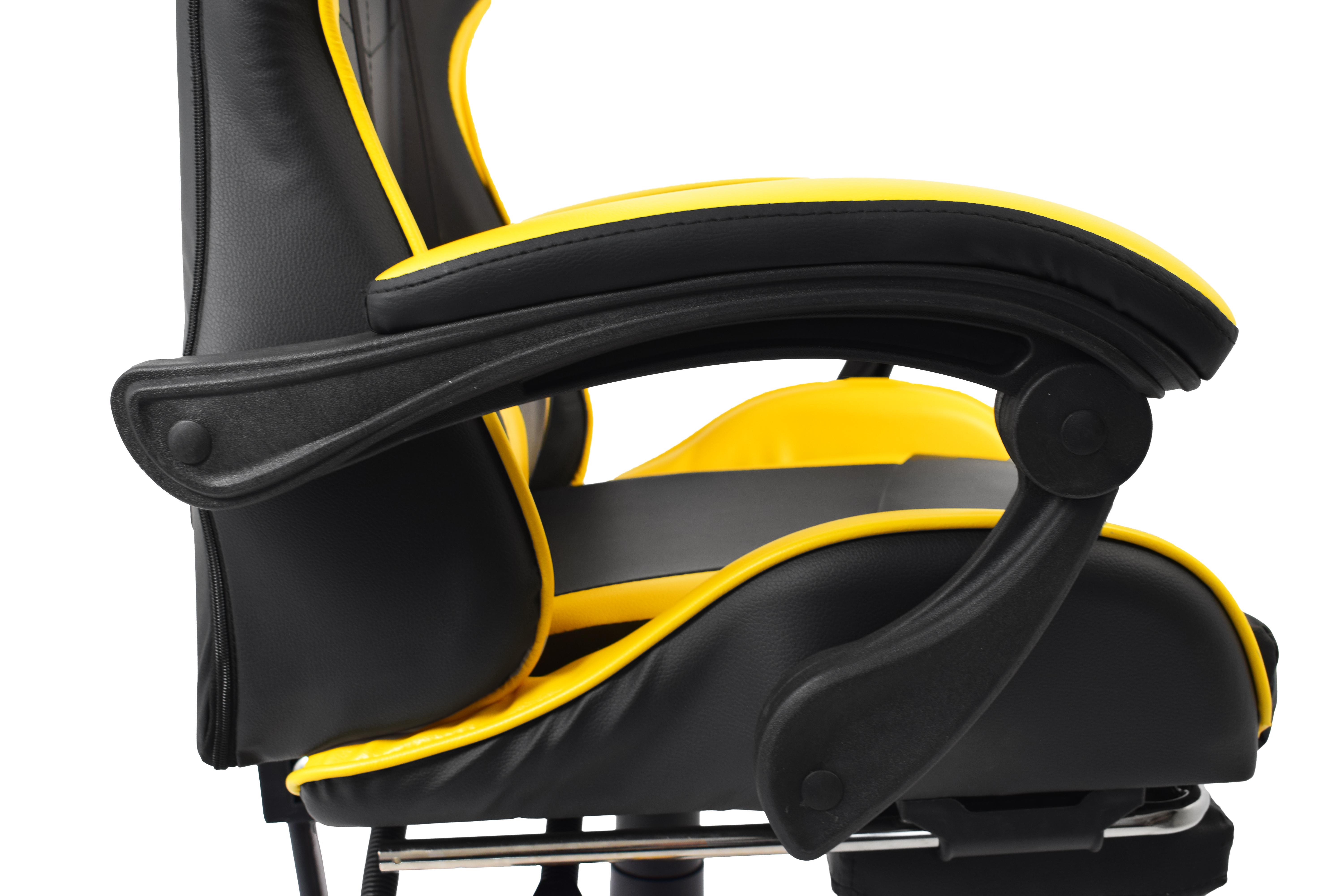 Крісло офісне комп'ютерне Bonro B-810 Жовтий (3545) - фото 8