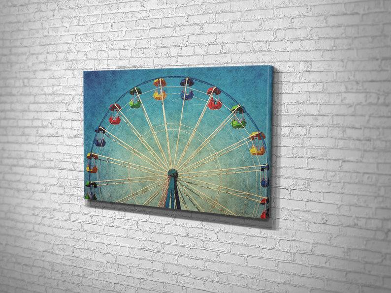 Картина для інтер'єру Ferris Wheel 120x80 см (840)