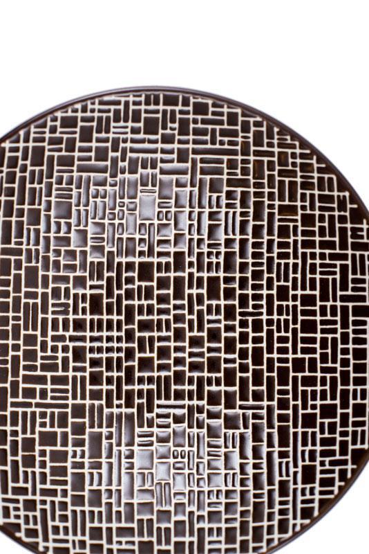 Набір тарілок для супу Bastide Cotton з кераміки 19 см/6 шт. Коричневий (269018) - фото 3