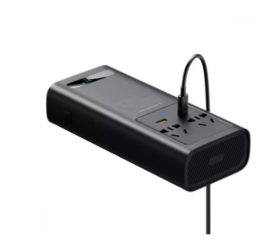 Перетворювач автомобільний Baseus Super Si Inverter 500 W 220 V CN/EU Black (386710001) - фото 3